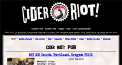 Desktop Screenshot of ciderriot.com